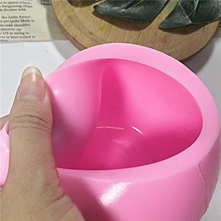 Apple Shape Mousse Mold DIY Scented Candle Silicone Mold (BPA-Free, No FDA Certificate) - SX-SW-67