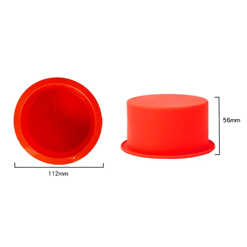 Conjunto de 3 peças / 4 polegadas 6 polegadas 8 polegadas Forma de Bolo de Silicone Redonda para Assar (Sem Certificado da FDA, Livre de BPA)