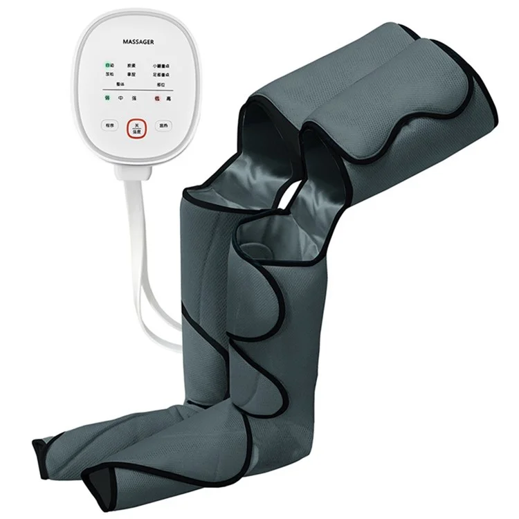 FUTURE ST-501B Leg Air Massager for Circulation and Muscles Relaxation Foot and Calf Massage with 3 Intensities 6 Modes Handheld Controller - UK Plug