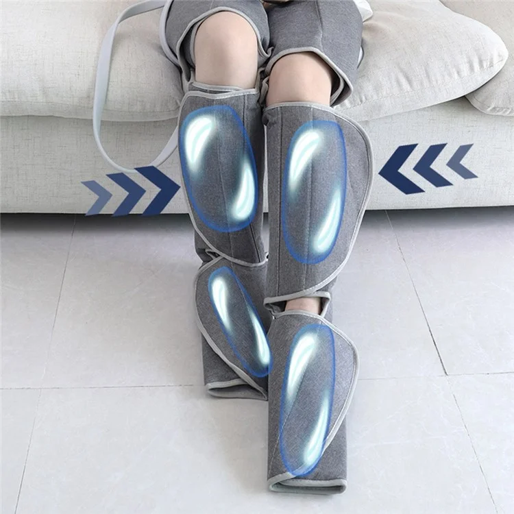 FUTURE ST-501B Leg Air Massager for Circulation and Muscles Relaxation Foot and Calf Massage with 3 Intensities 6 Modes Handheld Controller - UK Plug