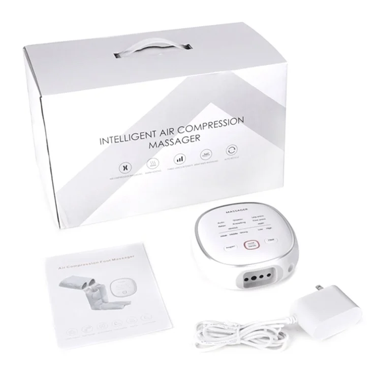 FUTURE ST-501B Leg Air Massager for Circulation and Muscles Relaxation Foot and Calf Massage with 3 Intensities 6 Modes Handheld Controller - UK Plug