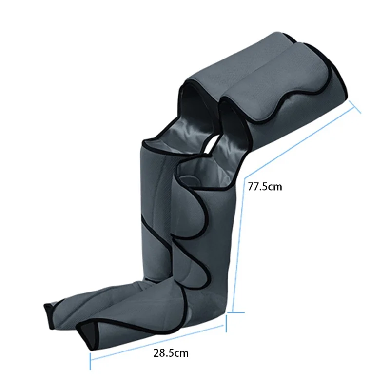 FUTURE ST-501B Leg Air Massager for Circulation and Muscles Relaxation Foot and Calf Massage with 3 Intensities 6 Modes Handheld Controller - US Plug