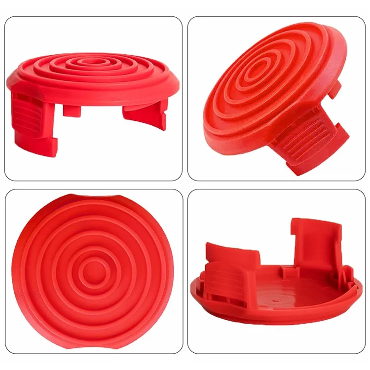6 unidades para Hyper Tough Lawn Mower Replacement Line Spool Caps, TLH-01-1