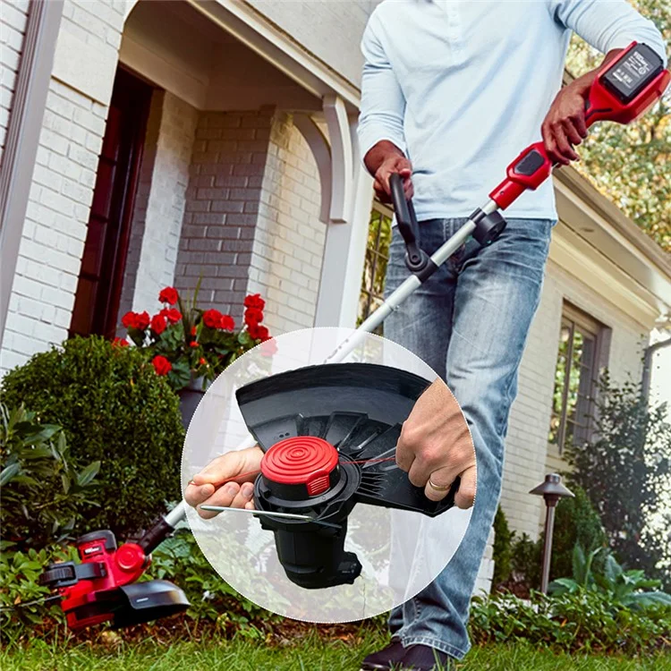 6 unidades para Hyper Tough Lawn Mower Replacement Line Spool Caps, TLH-01-1
