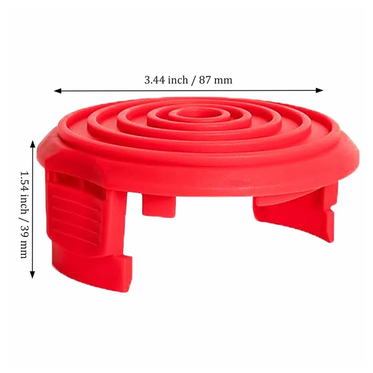 6 unidades para Hyper Tough Lawn Mower Replacement Line Spool Caps, TLH-01-1