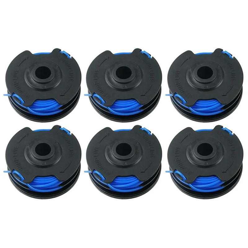 6PCS For Homelite Replacement Spools Lawn Trimmer Wire Reels AC41RL3