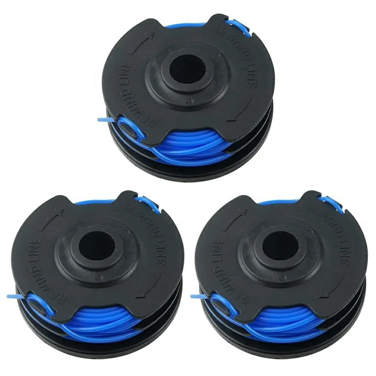 3PCS Para Substituição de Homelite Spools Trimmer de Grama Rolos AC41RL3