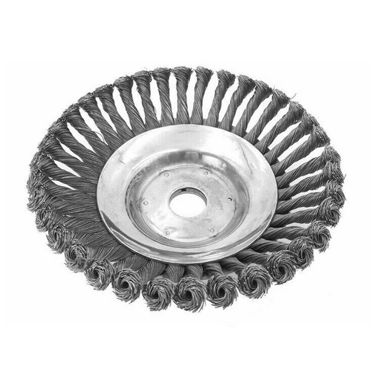 PR8-06 6 Zoll 150mm Stahlseilrad Garten Unkrauthobel Rasenmäher Grass Trimmer Brush Cutter Tool