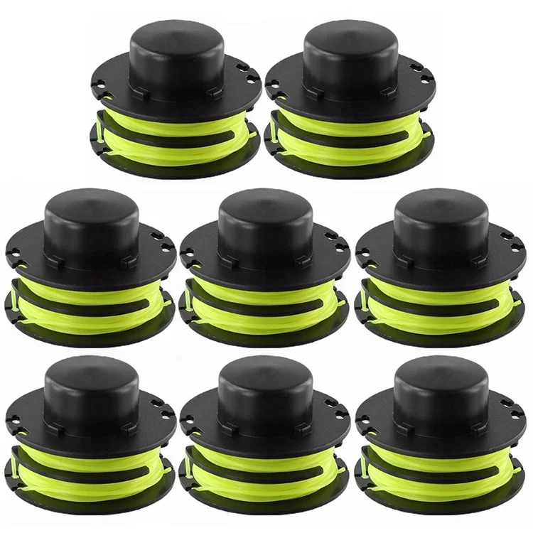 8 Bobine di Ricambio per Ryobi Lawn Trimmer Wire Reels RAC119