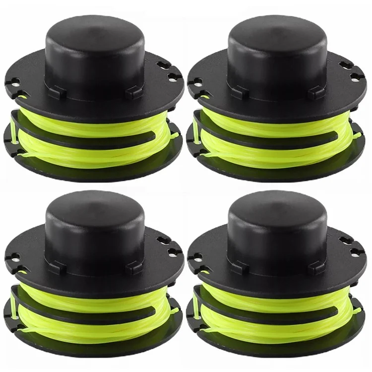 4PCS Spools de Reposição para Ryobi Lawn Trimmer Nylon Wire Reels RAC119