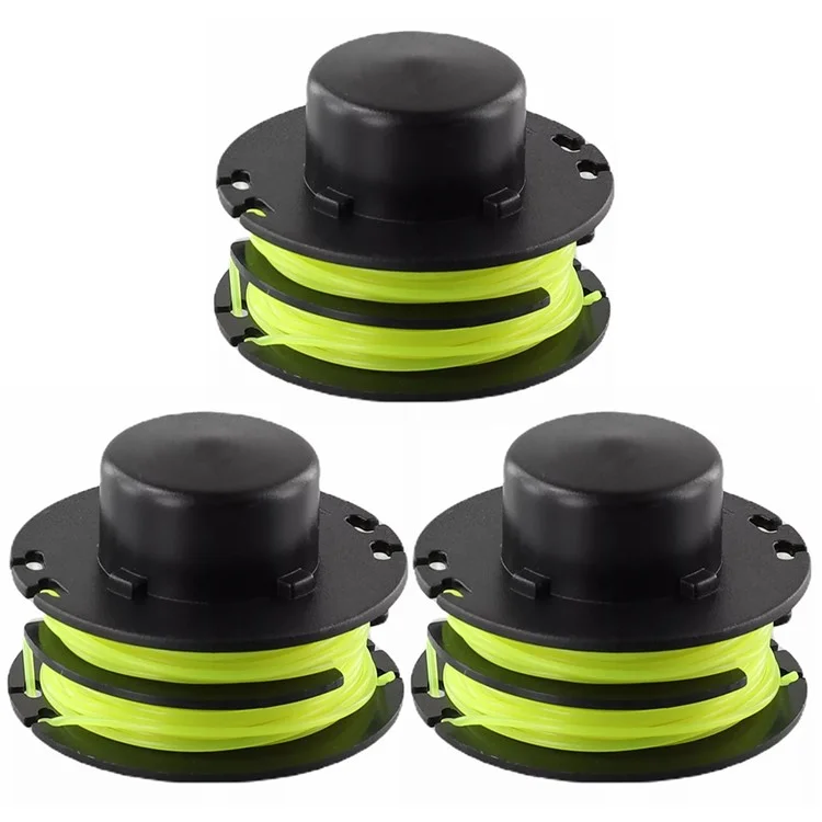 3 Bobinas de Reposição para Roçadeiras Ryobi Fios RAC119 