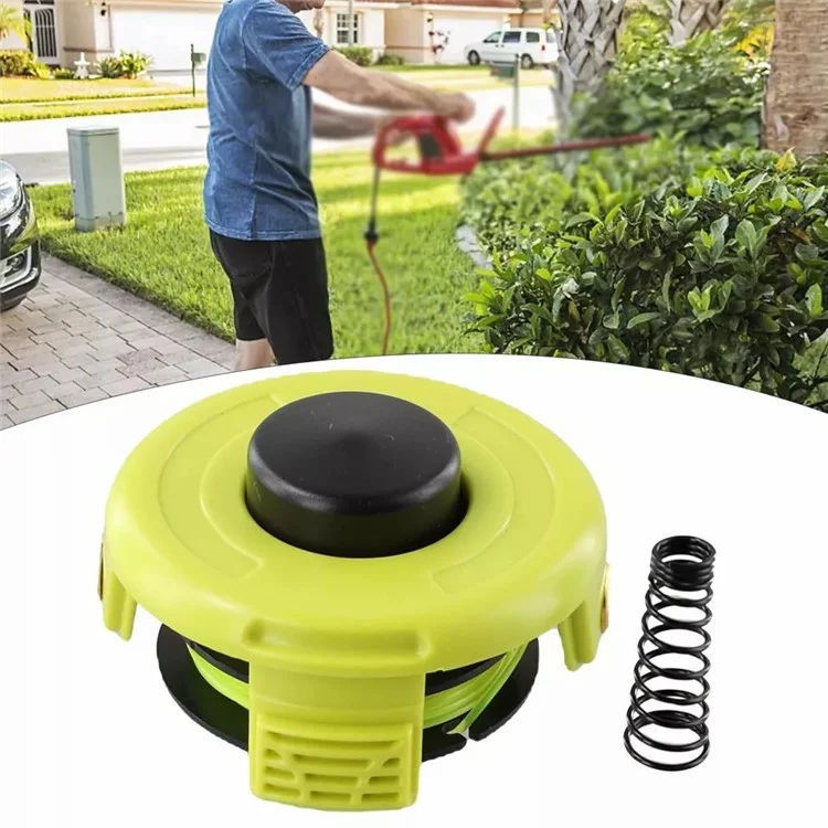 Para Ryobi RLT3025F / RLT3025S / RLT3525S Cortador de Grama RAC118 Tampa da Bobina + Substituição da Mola
