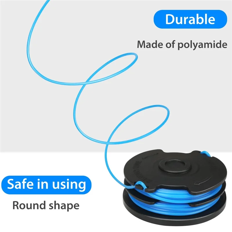 2 szt. Zamiennik szpuli z nylonową liną do kosiarki Toro 51480 48 V, 88512