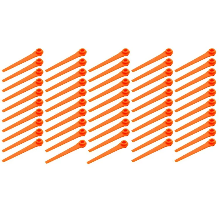 50Pcs for Gardena ABS Cutting Blades Lawn Mower Replacement Parts, 05368-20
