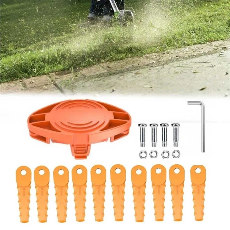 Für Black & Decker Garten Rasenmäher Ersatz-Trimmer-Kopf mit 10 Klingen