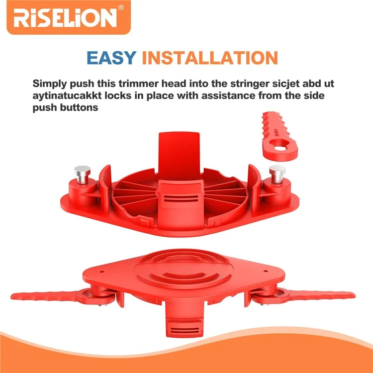 Para Craftsman Cortasetos 6 PIEZAS Cuchillas de Plástico ABS + 1 PIEZA Disco de Cuchilla (TLHGB-01)