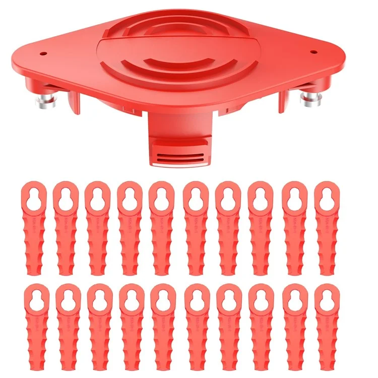 Para Craftsman Trimmer 20PCS ABS Plastic Cutting Blades + 1PC Blade Disc (TLHGB-01)