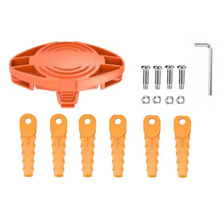 Für Black & Decker Garten Rasenmäher Ersatz-Trimmer-Kopf mit 6 Klingen