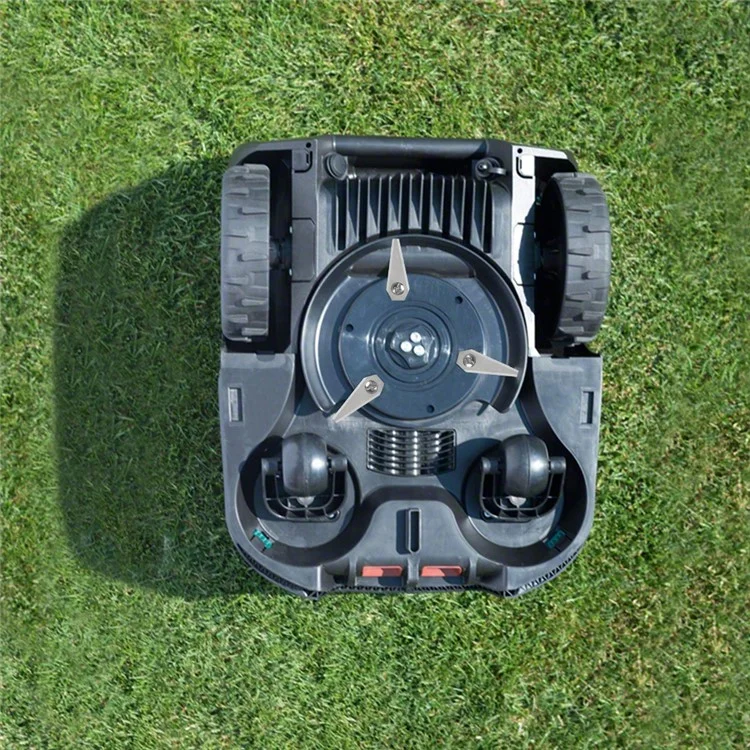 18 Piezas de hojas de repuesto para cortacésped eléctrico Bosch Indego - Hojas de corte de acero inoxidable - Plata