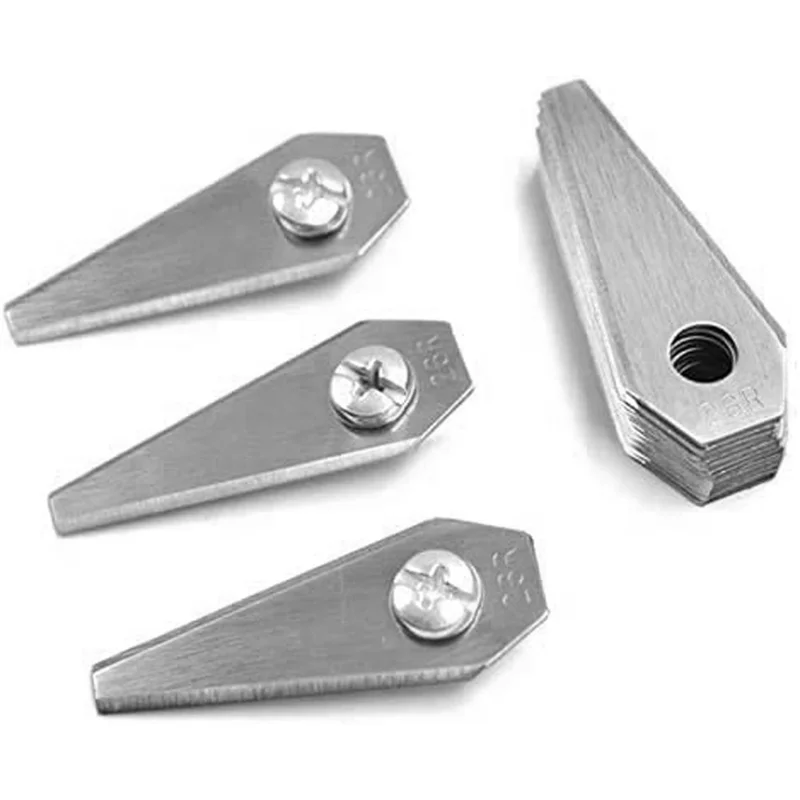18Pcs Replacement Blades for Bosch Indego Electric Lawn Mower Stainless Steel Cutting Blades - Gold
