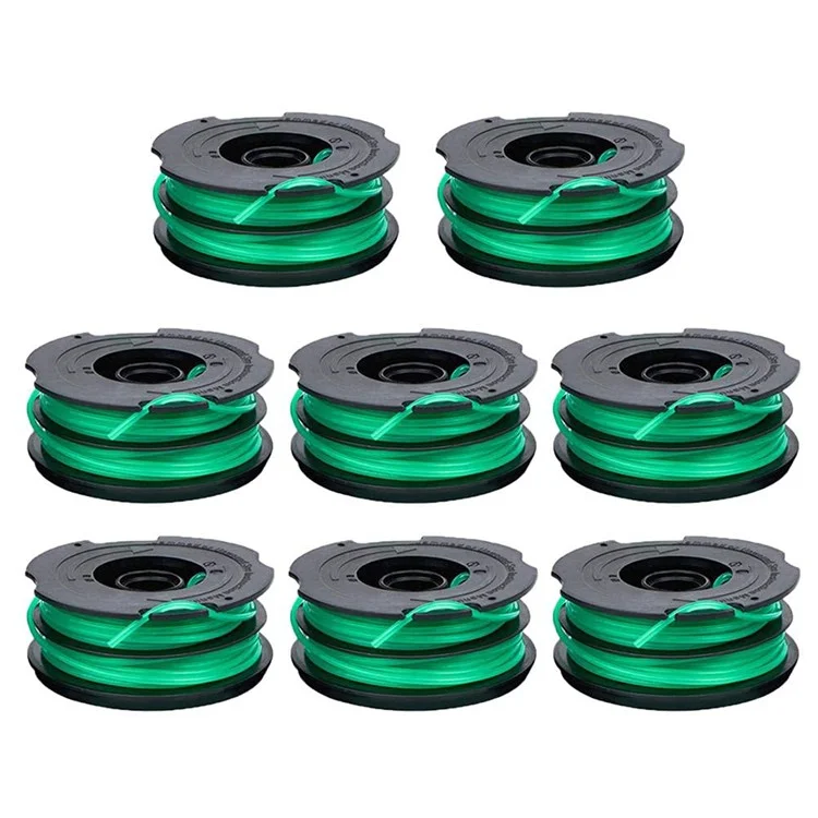 8Pcs Spool for Black & Decker GH1100 / GH1000 Type 4 / Type 3 / Type 2 / Type 1 Lawn Mower Part, DF-080-BKP