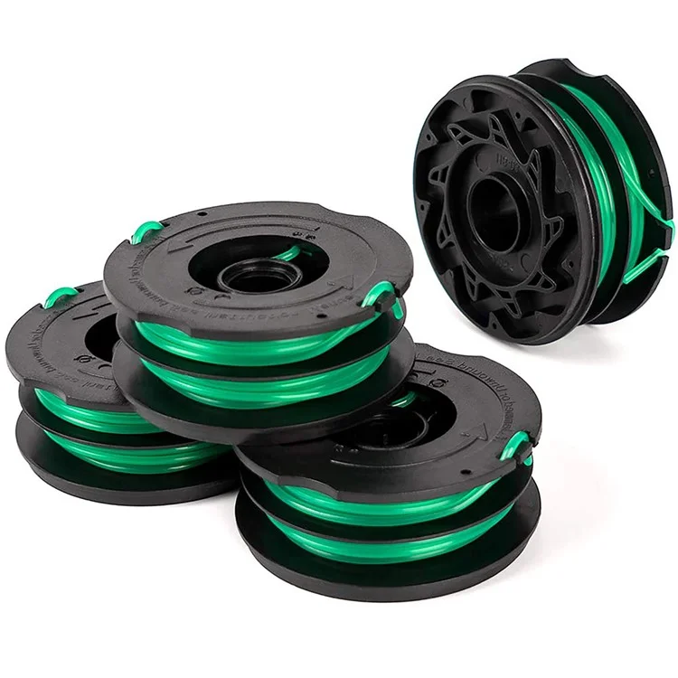 4Pcs Spool for Black & Decker GH1100 / GH1000 Type 4 / Type 3 / Type 2 / Type 1 Lawn Mower Part, DF-080-BKP