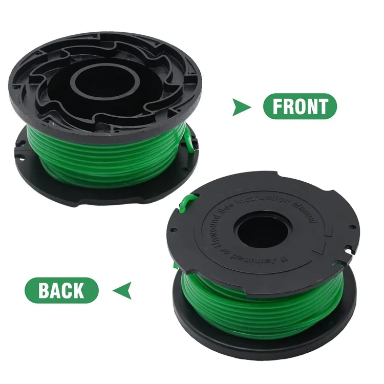 10Pcs Spool for Black & Decker GH3000 / GH3000R / LST540 / LST540B Lawn Mower Part, SF-080-BKP