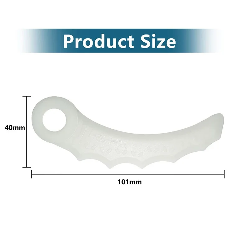 24Pcs Trimmer Plastic Blades for Makita DUR184L / DUR189 / DUR190L / DUR190L / DUR191L Replacement Parts