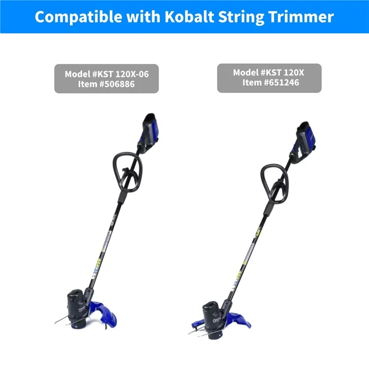 8Pz TLG-03 Fune di Nylon Bobina per Kobalt KST 120X / 120X-06 Ricambio Tagliaerba