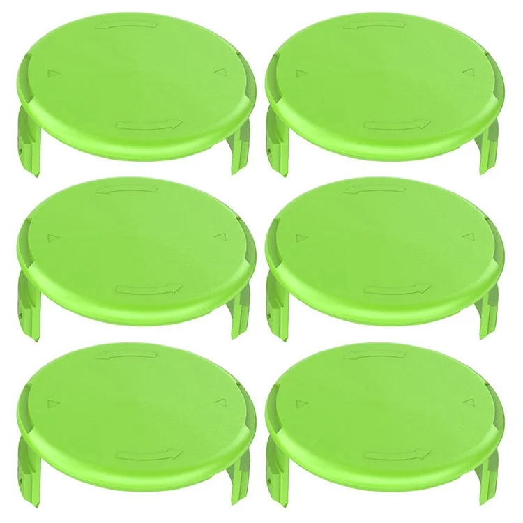 6Pcs Plastic Spool Cap for Greenworks 21272 / 21212 Lawn Mower Replacement Part, 3410468