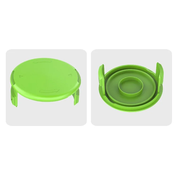 4Pcs Plástico Spool Cap para Greenworks 21272 / 21212 Cortador de Grama Peça de Reposição, 3410468