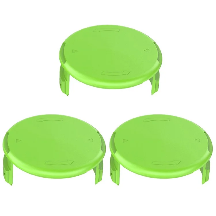 3Pcs Plastic Spool Cap for Greenworks 21272 / 21212 Lawn Mower Replacement Part, 3410468