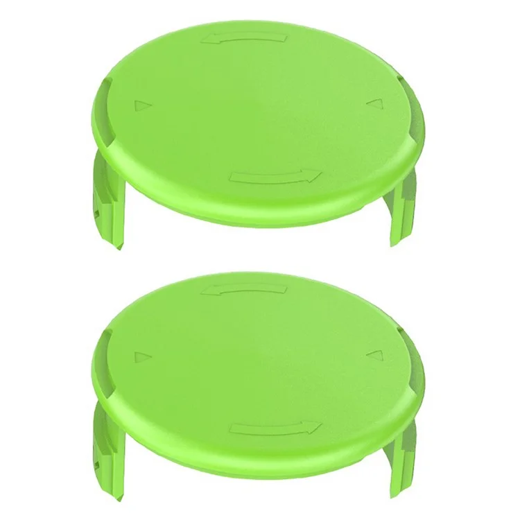 2 Pièces Capuchon de bobine en plastique pour Greenworks 21272 / 21212 Pièce de rechange pour tondeuse à gazon, 3410468