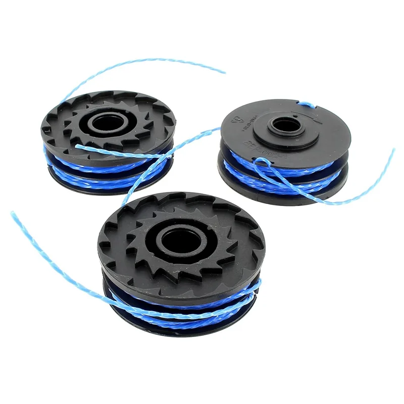 8Pcs RAC123 Tondeuse à gazon Ligne Bobine pour Ryobi RLT6030 / RLT5127 / RLT5027 / RLT4125 / RLT4027 Coupe-herbe Pièce de rechange, 5132002671