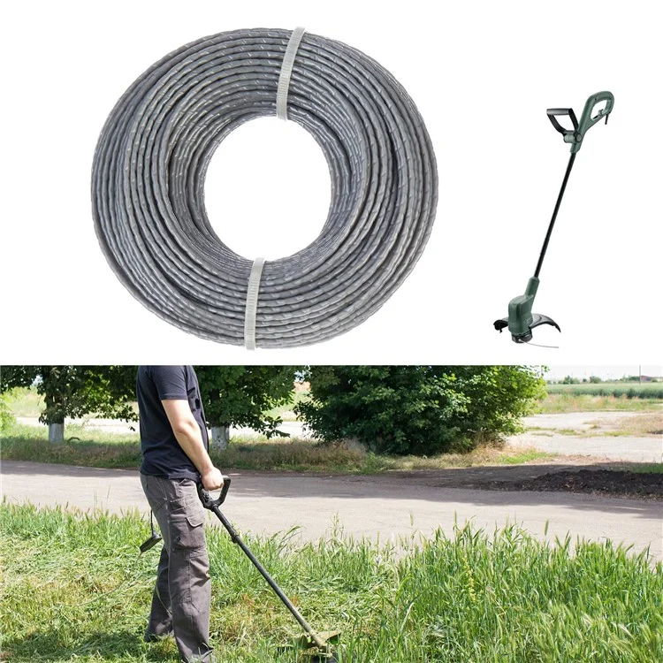 F016800462 Rotolo da 1 1.6mmx24m Filo di Nylon per BOSCH Decespugliatore Filo di Ricambio