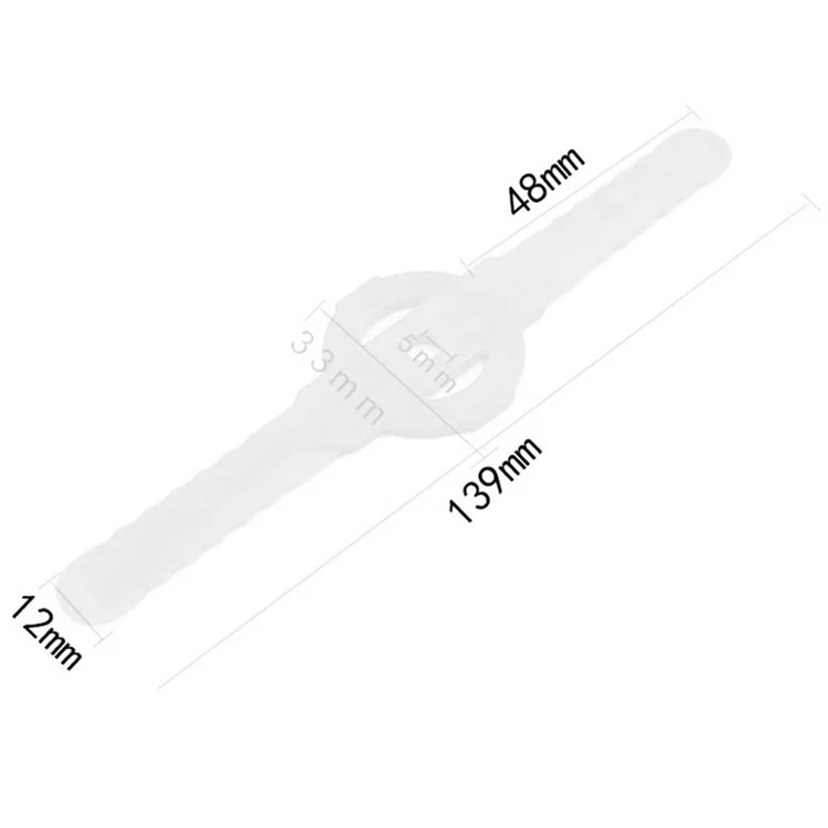 50Pcs For Weed Eater Lawn Mower Head Blades Grass Trimmer Replacement Plastic Cutter Blades - White