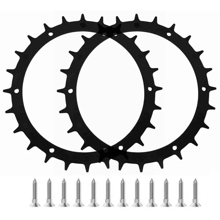 For Bosch Indego M+ 700 / M 700 / S+ 500 / S 500 / XS 300 Lawn Mower 2 RSWB-01 Spikes + 12 Self-Tapping Screws