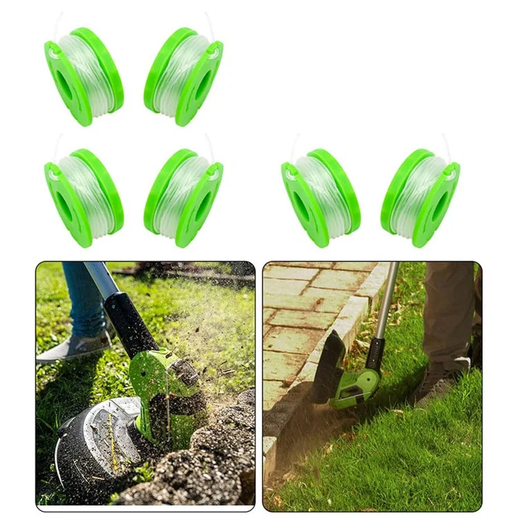 6pcs RS90121 Нейлоновая Линия Катушки Для Earthwise CST00012 / LST10012 / CST12010 Trimmer Trimmer Trimmer Pul