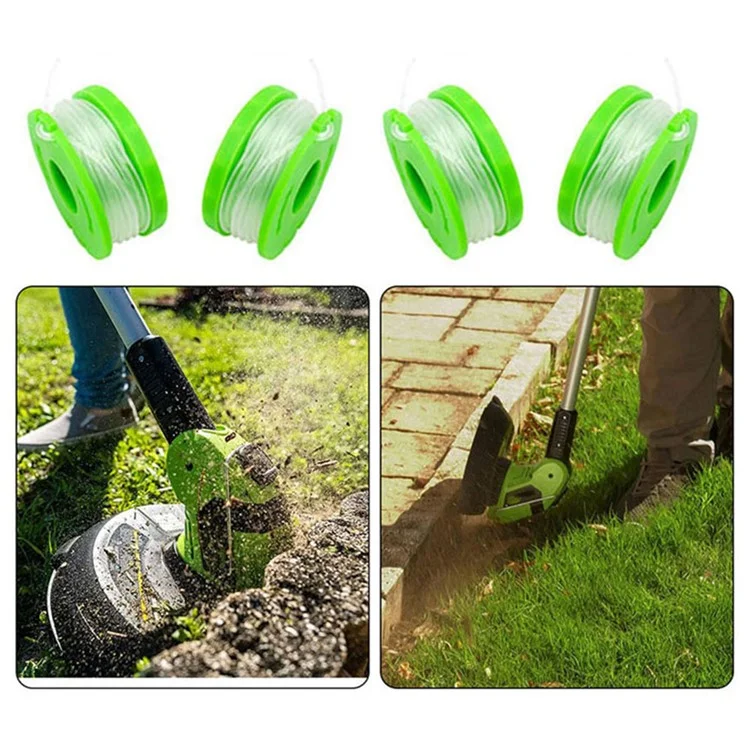 4pcs RS90121 Нейлоновая Линия Катушки Для Earthwise CST00012 / LST10012 / CST12010 Trimmer Trimmer Trimmer Pul