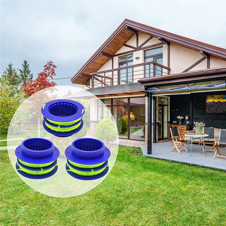 4PCS TLEG-01 ABS Spools for Kobalt KST 1124B-03 / KLS 124-03 24V Lawn Trimmer Nylon Wire Trimming Head