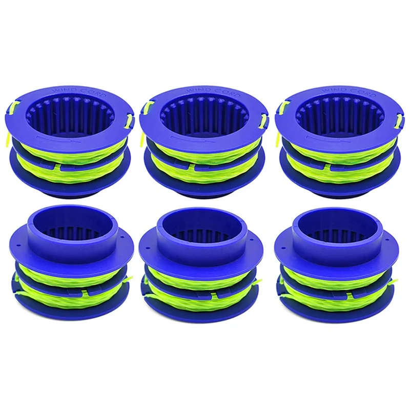 6pcs Tleg-01 Abs-spulen Für Kobalt KST 1124B-03 / KLS 124-03 24 v Lawn Trimmer Nylon Drahtköpfe