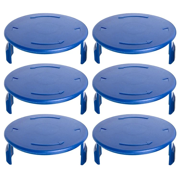 6PCS Plastic Spool Cap for Kobalt KST 120X-06 / 120X 40V Lawn Mower Replacement Part, TLK-01-1