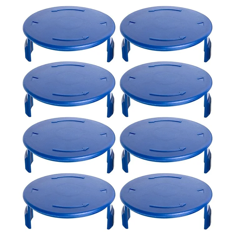 8PCS Plastic Spool Cap for Kobalt KST 120X-06 / 120X 40V Lawn Mower Replacement Part, TLK-01-1