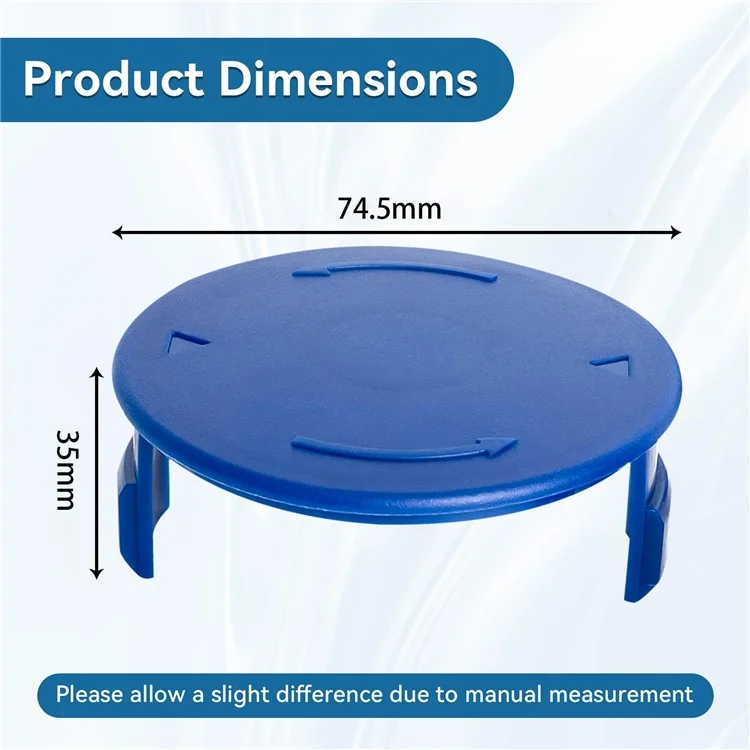 1PC Plastic Spool Cap for Kobalt KST 120X-06 / 120X 40V Lawn Mower Replacement Part, TLK-01-1