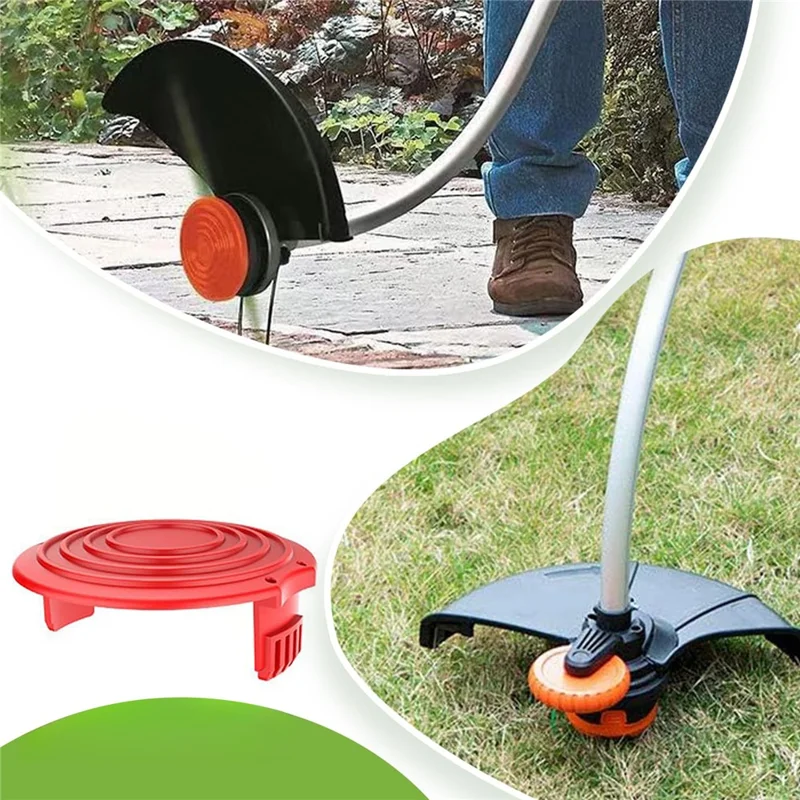 3PCS RS0011 Spool Caps for Black & Decker Lawn Mower Replacement Part