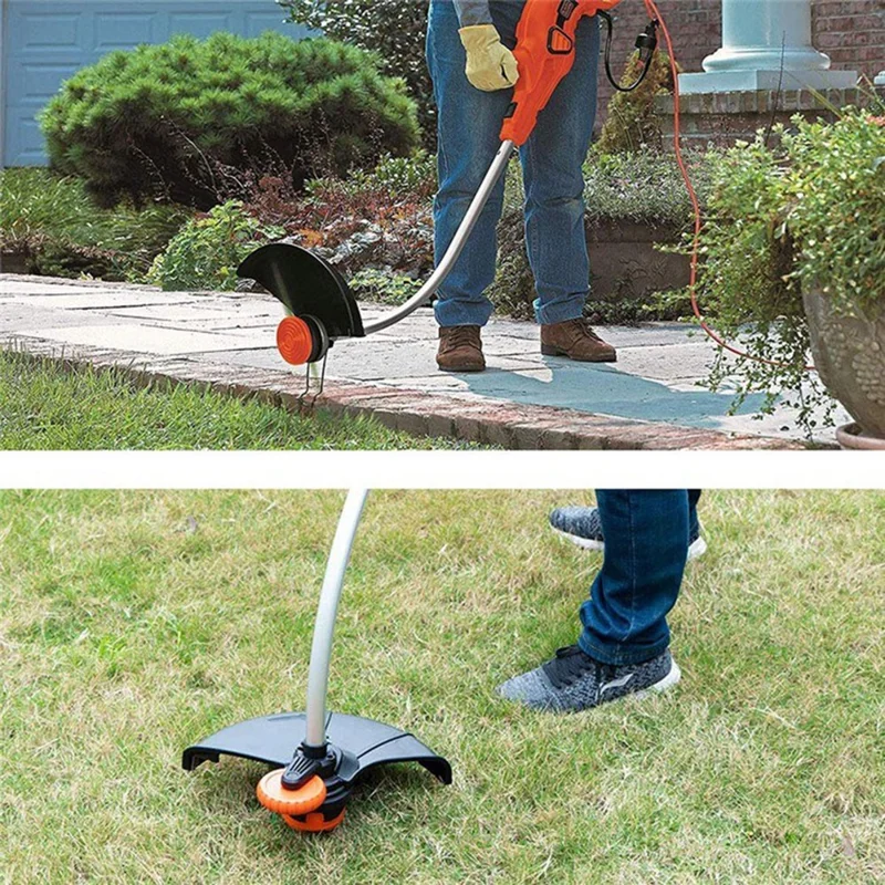 For Black & Decker Lawn Mower 3 DF-080-BKP Nylon Wire Spools + 1 RS0011 Spool Cap