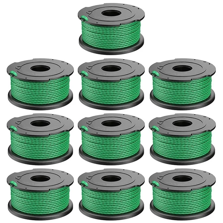 10pcs A6486 ABS Boupole Pour Noir & Decker Lawn Mower Nylon Tire Tête de Coupe