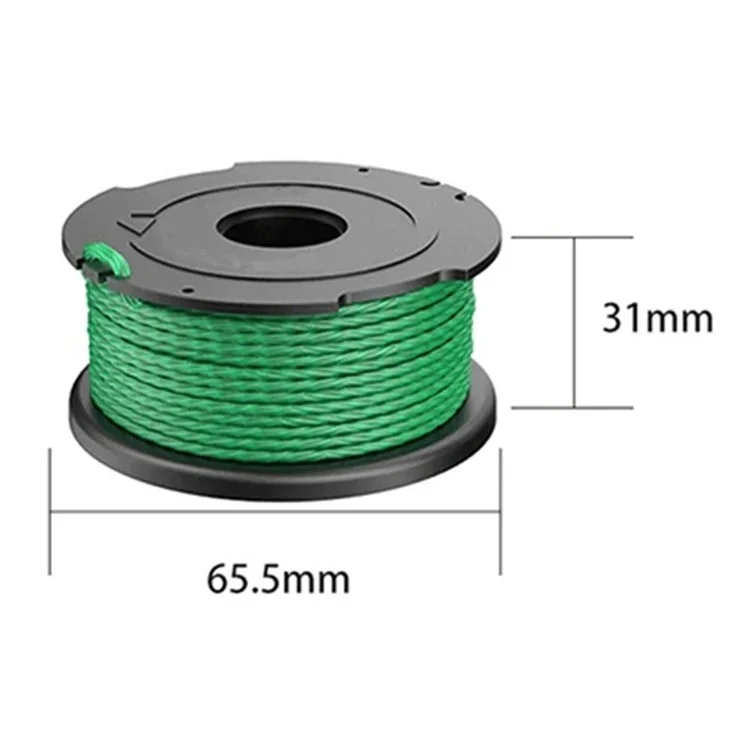 2pcs A6486 Spool ABS Para Preto & Decker Grama Cortador de Nylon de Nylon Aparar Cabeça