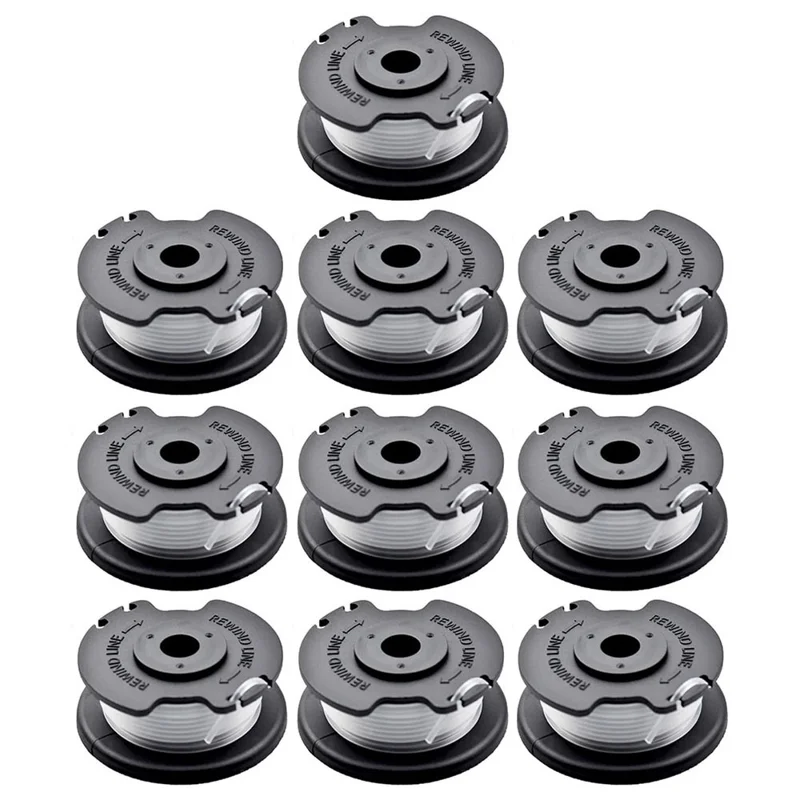 10PCS TLE-03 Spool for Einhell GE-CT 18 / 28 Li TC / GE-CT 18 / 28 Li Lawn Mower Nylon Trimming Wire Reel