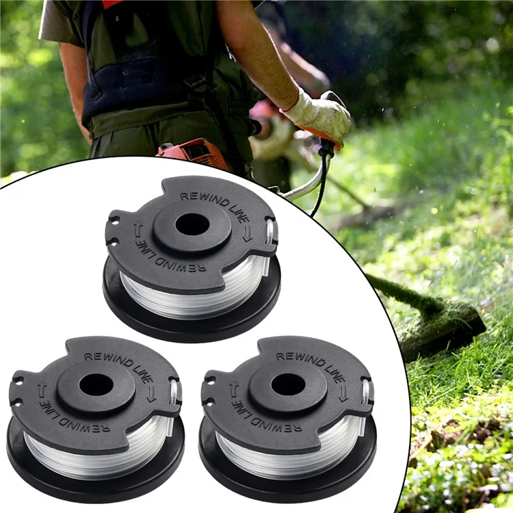 2pcs TLE-03 Spool Para Einhell GE-CT 18 / 28 Li Tc-solo / Rolo de Arame de Cortina de Cortador de Grama Li-solo